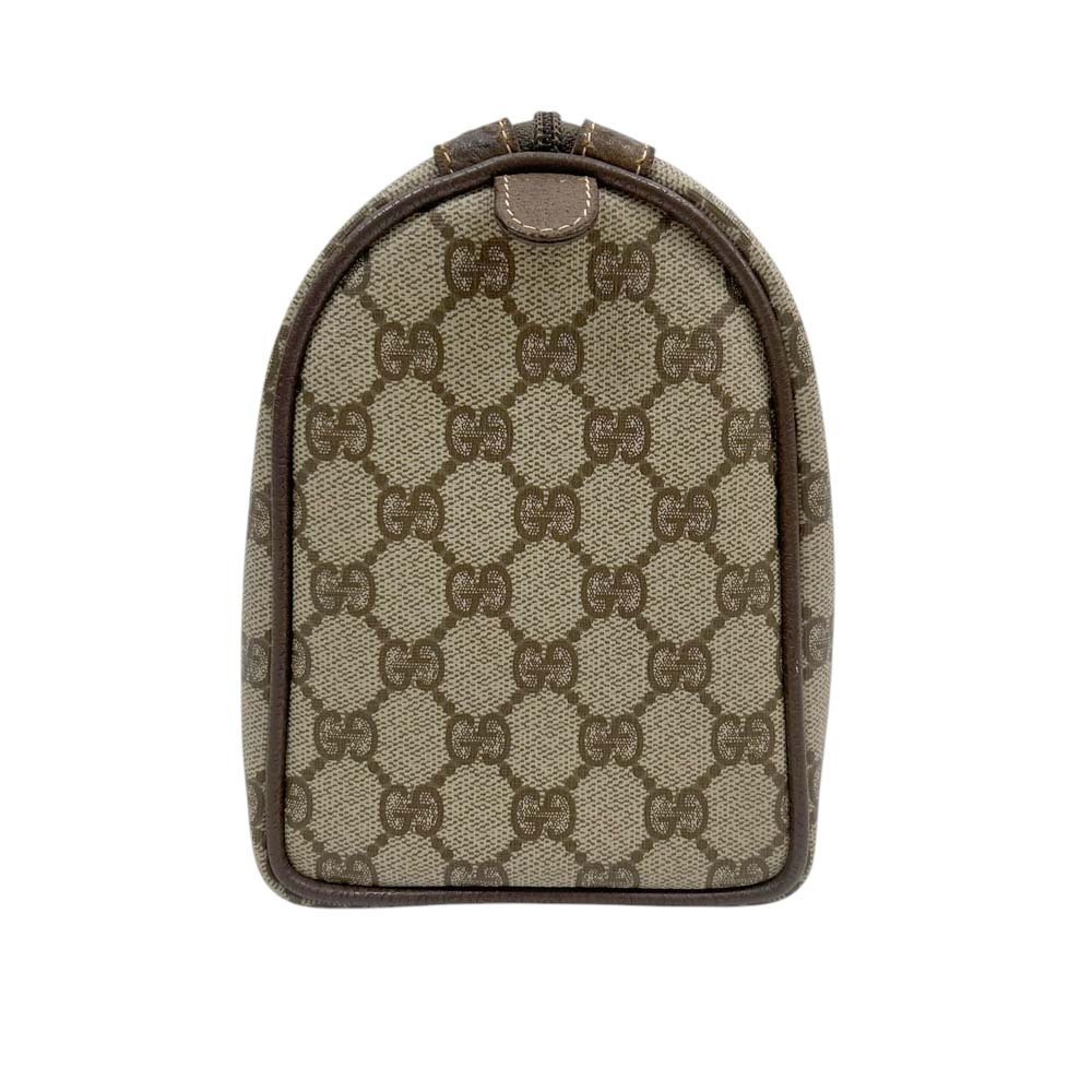 Gucci Boston Bag Brown Handbag Sherry GG Supreme - Picture 4 of 9
